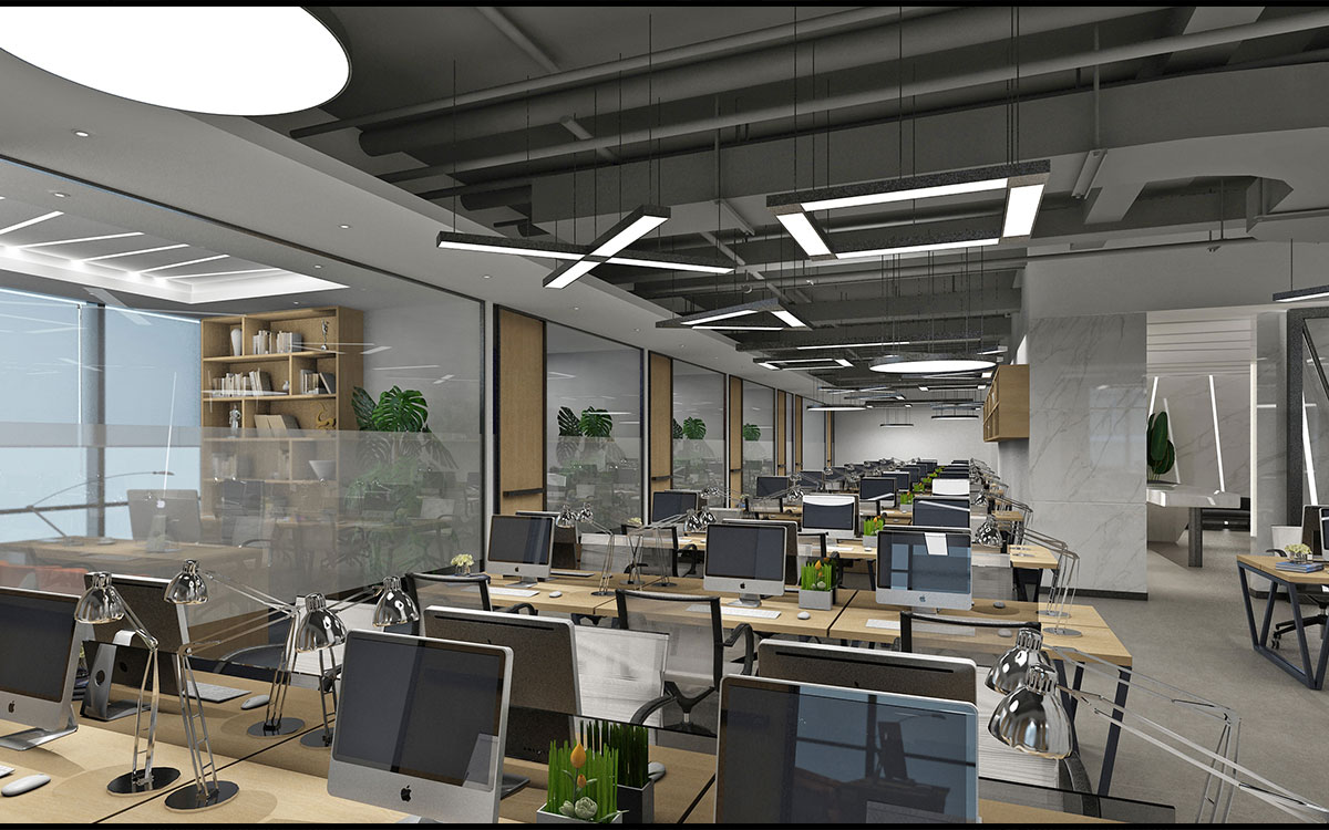 420平米开封企业办公室设计效果图