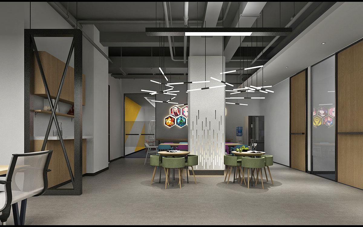 420平米开封企业办公室设计效果图