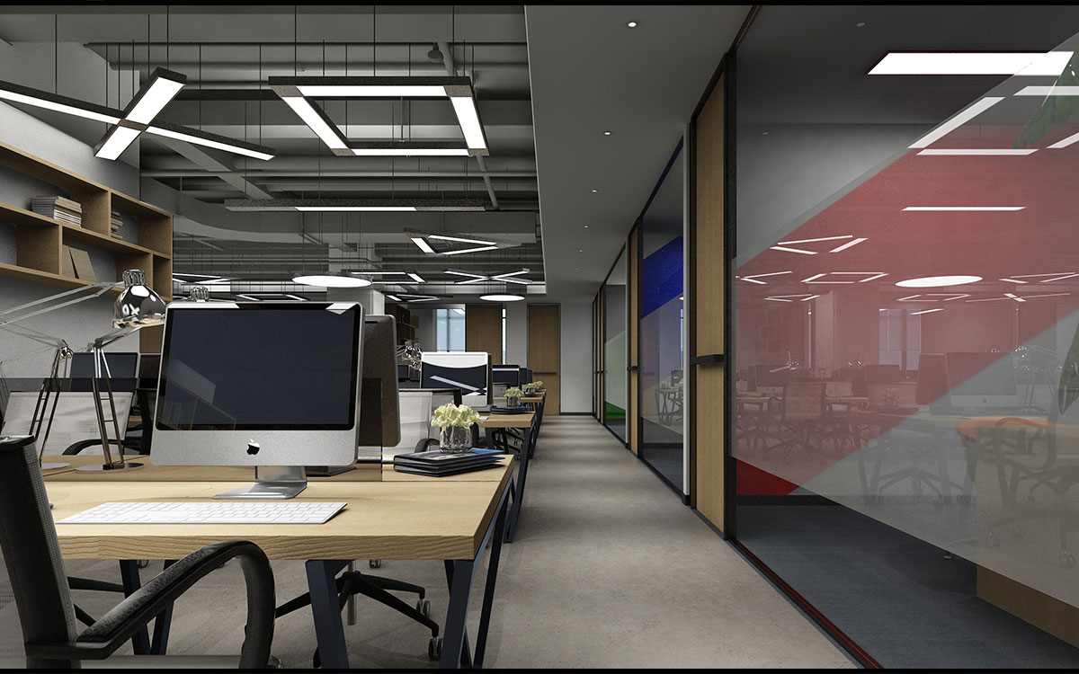 420平米开封企业办公室设计效果图