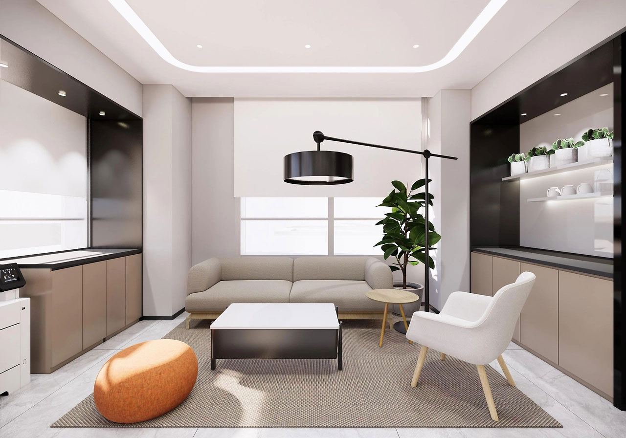 251平米开封办公室装修效果图