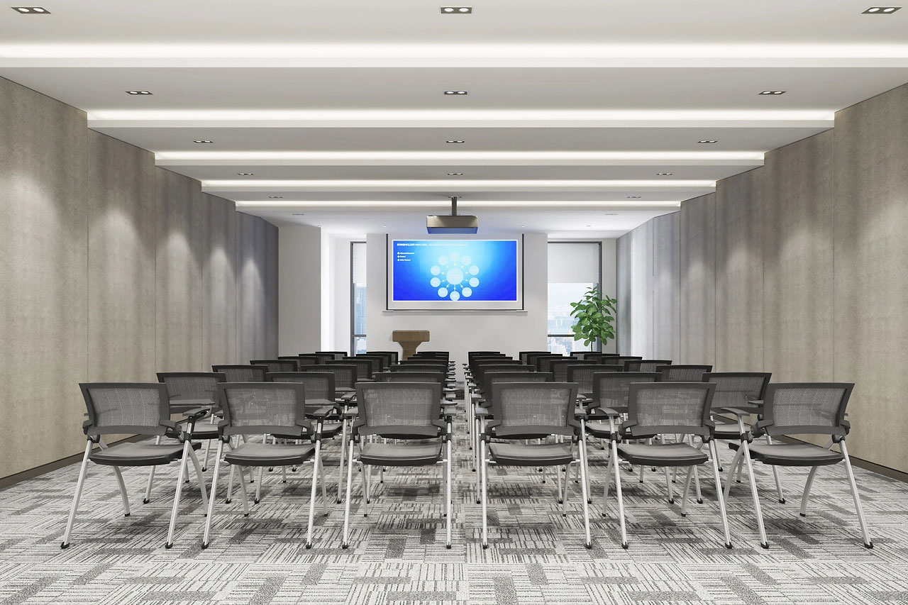 370平米开封厂房办公室装修效果图