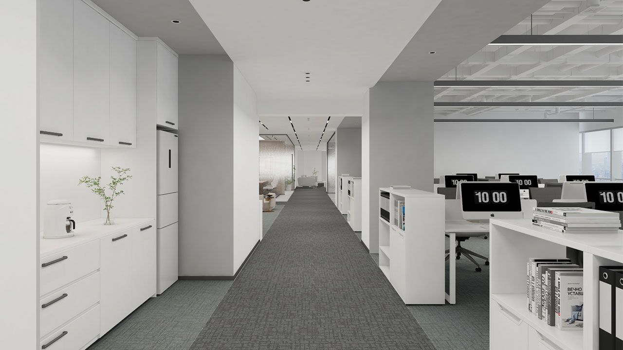 517平米开封办公室装修设计效果图