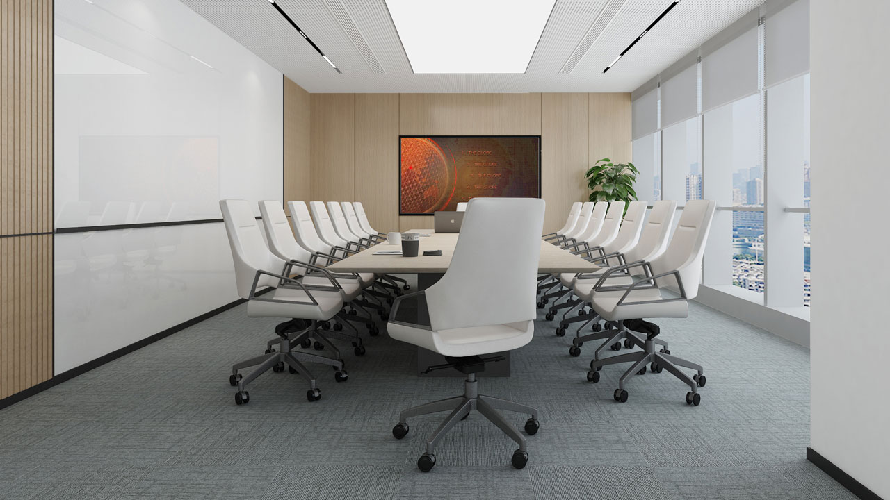 517平米开封办公室装修设计效果图