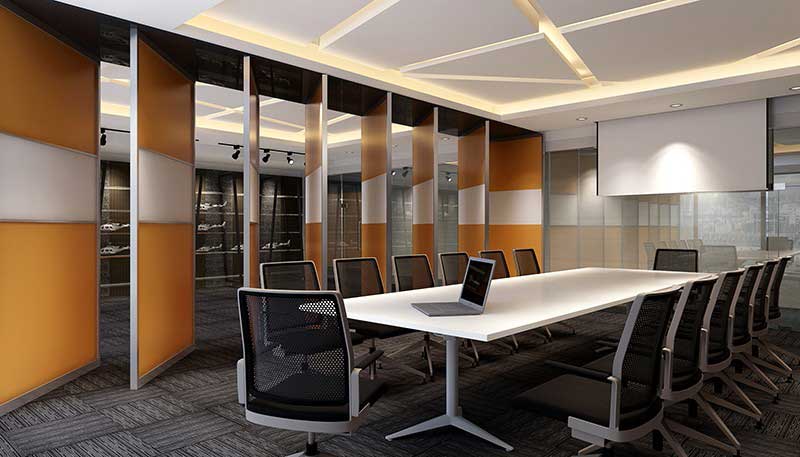 275平米开封办公室装修施工效果图
