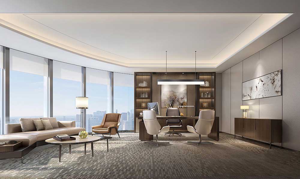 760平米开封办公室装修设计效果图