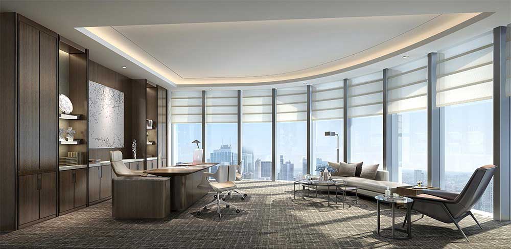 760平米开封办公室装修设计效果图