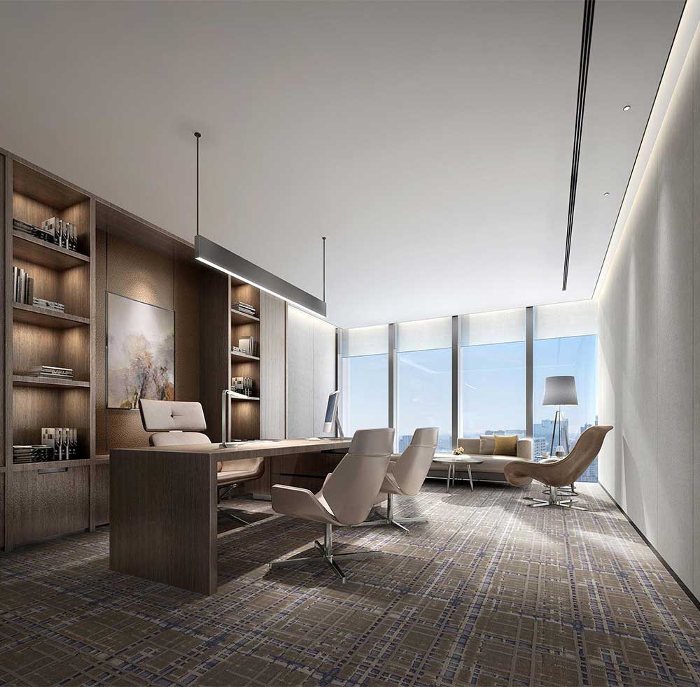 760平米开封办公室装修设计效果图