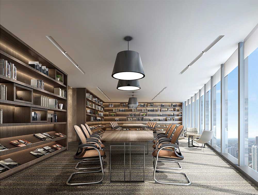 760平米开封办公室装修设计效果图