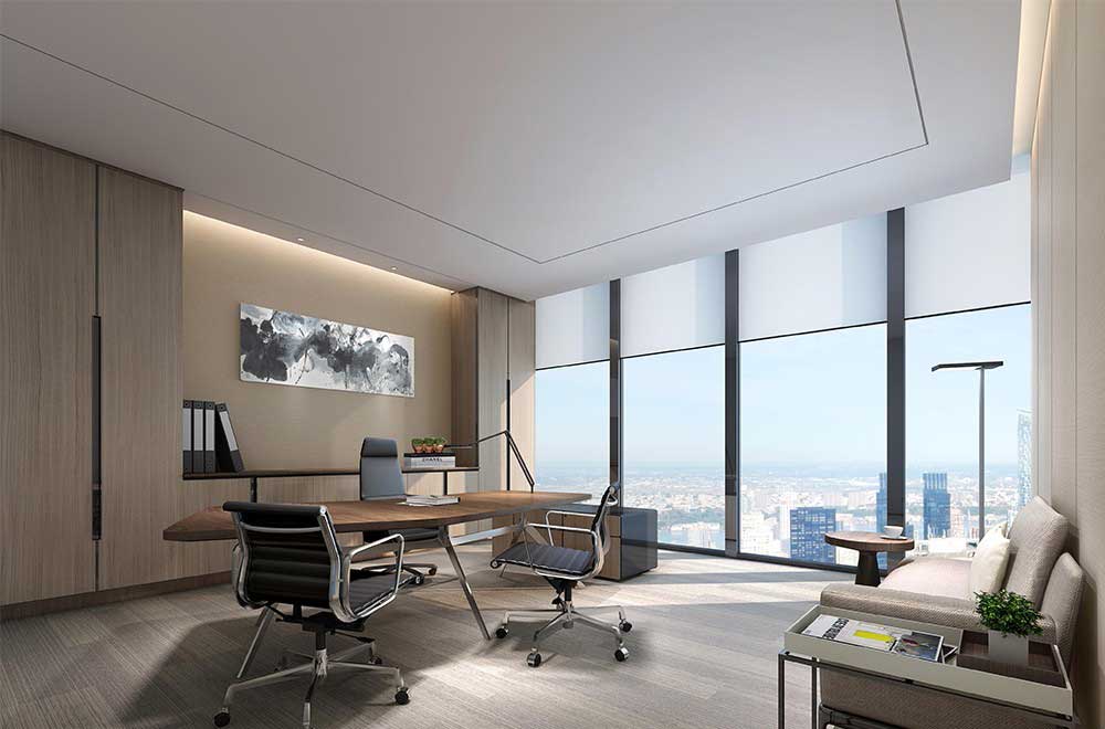 760平米开封办公室装修设计效果图