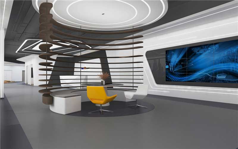 315平米开封企业办公室装修设计效果图