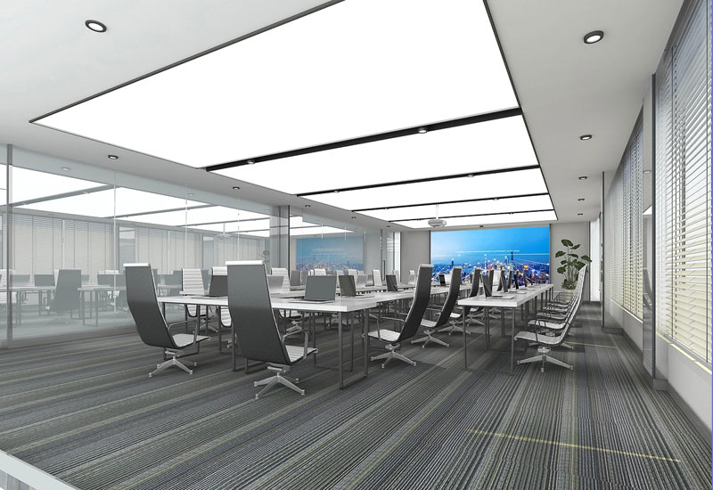 60平米开封会议室装修设计效果图