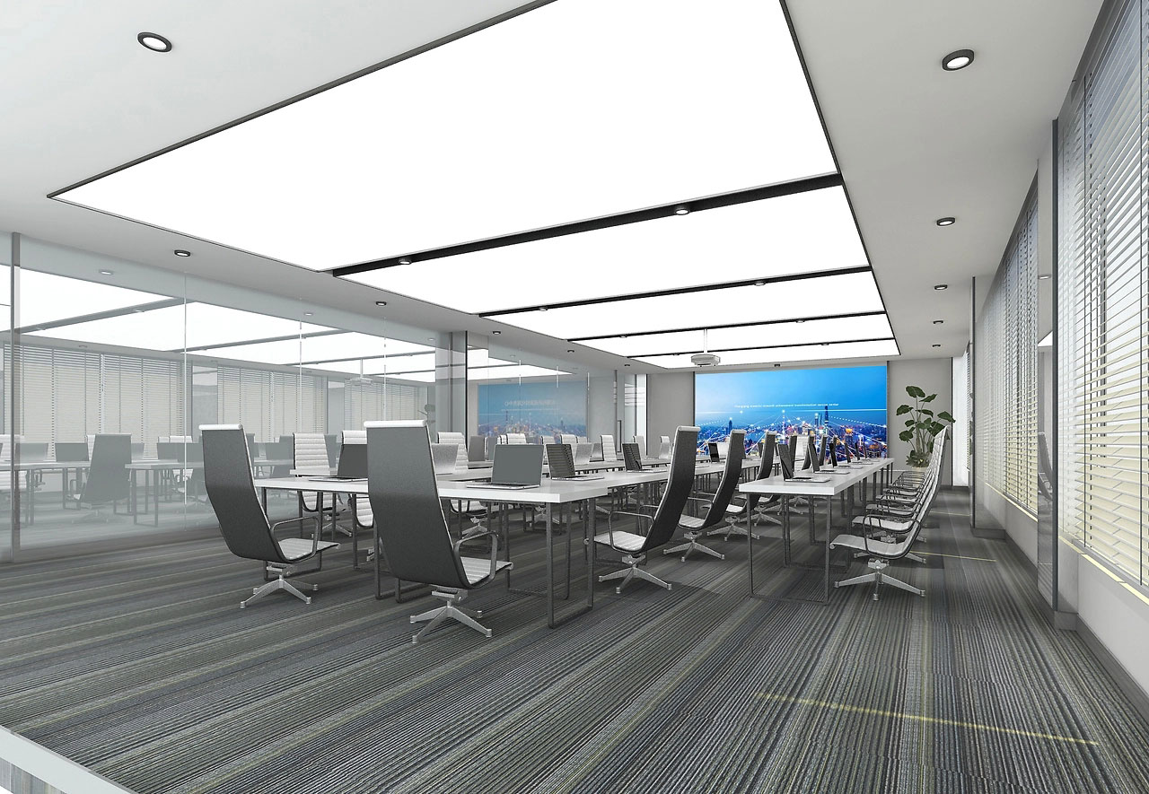 60平米开封会议室装修设计效果图