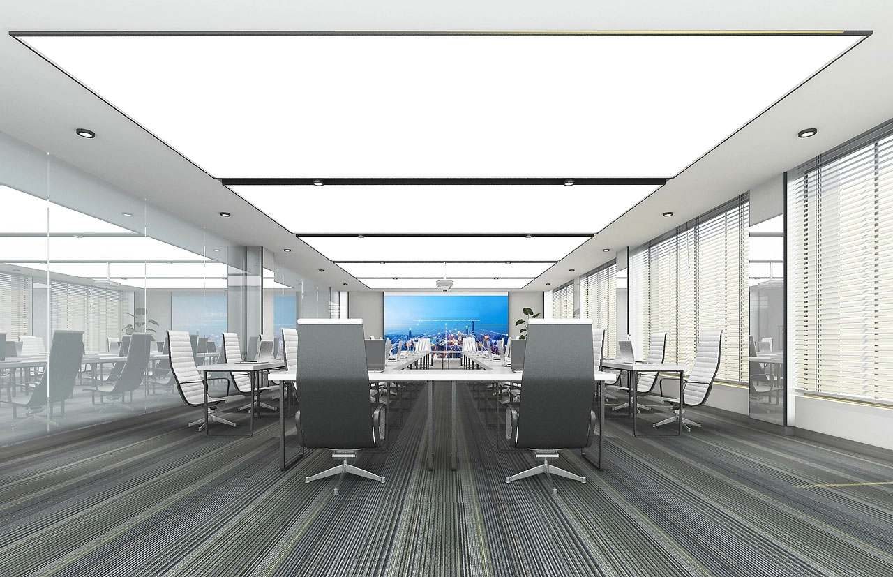 60平米开封会议室装修设计效果图