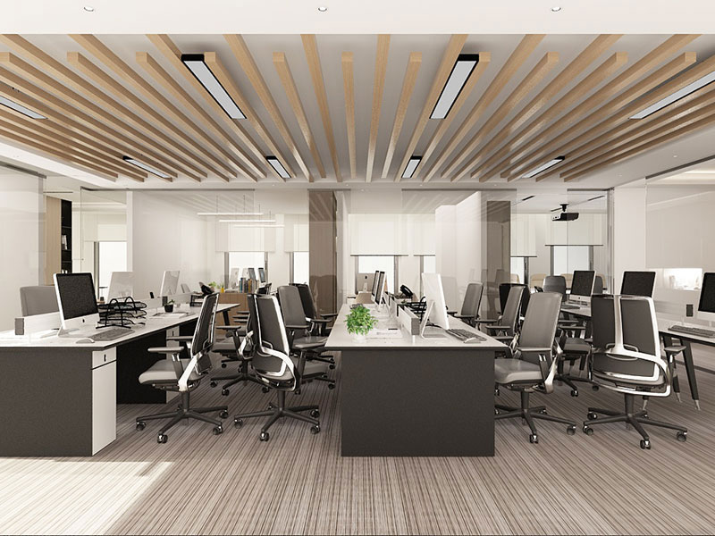 180平米开封办公室装修设计效果图