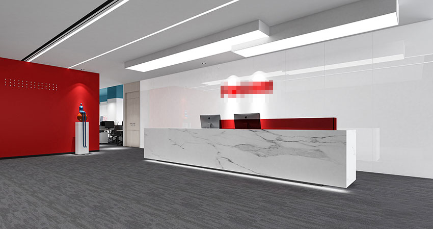 215平米开封办公室装修设计效果图