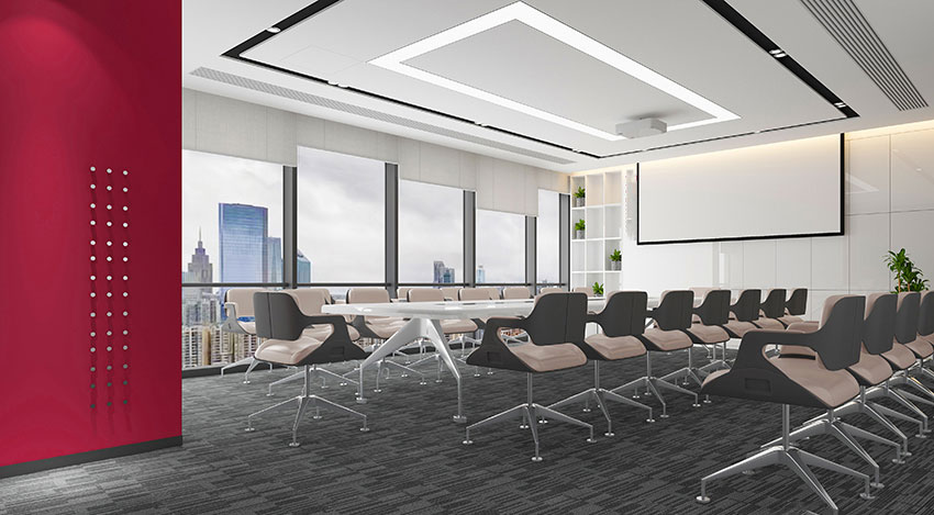 215平米开封办公室装修设计效果图