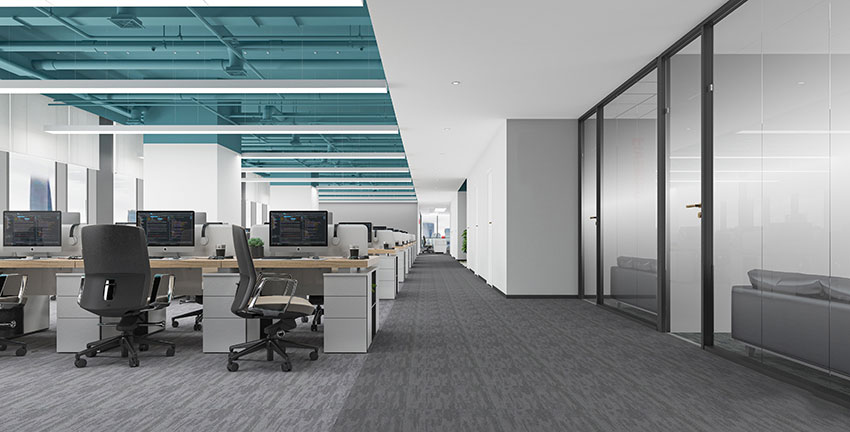 215平米开封办公室装修设计效果图