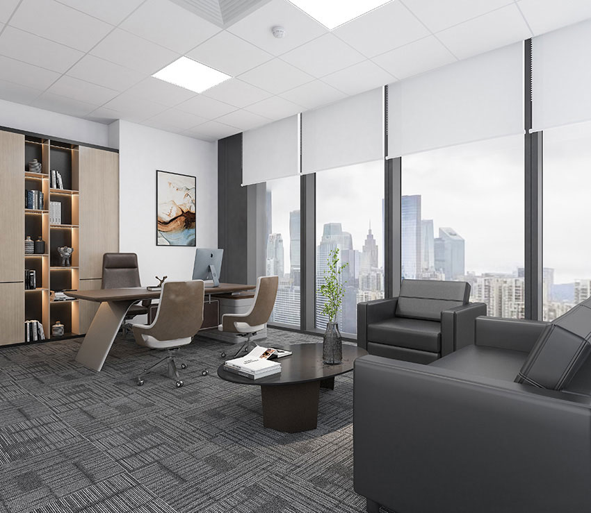 215平米开封办公室装修设计效果图