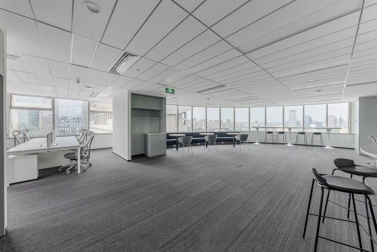 347平米开封厂房办公室装修设计效果图