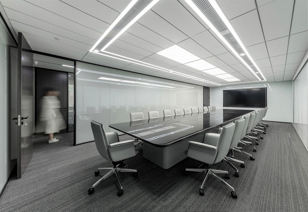 347平米开封厂房办公室装修设计效果图