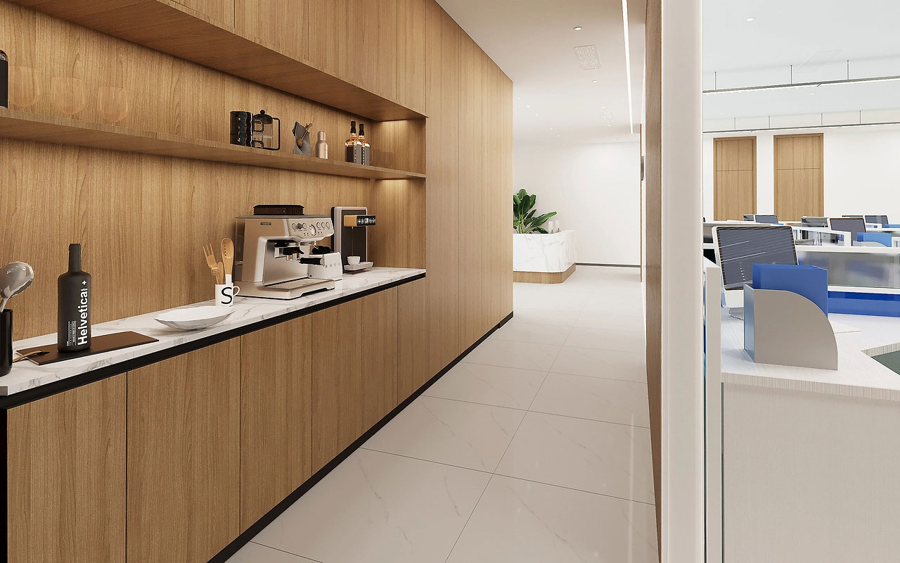 210平米开封办公室设计装修效果图