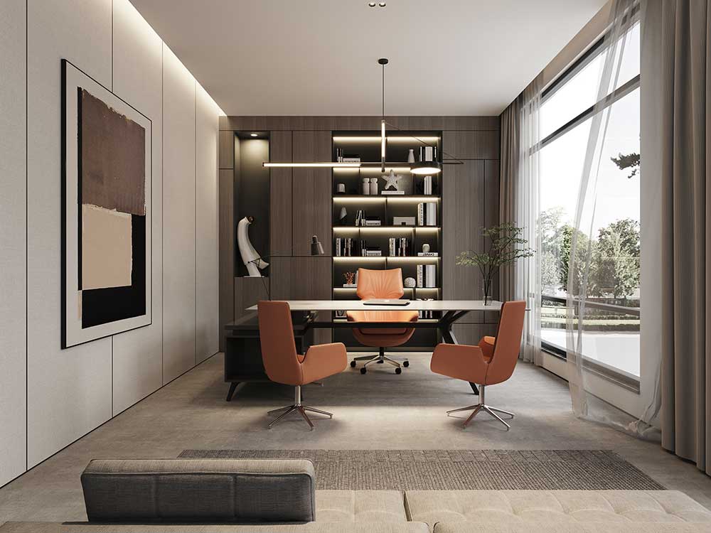 475平米开封企业办公室设计效果图