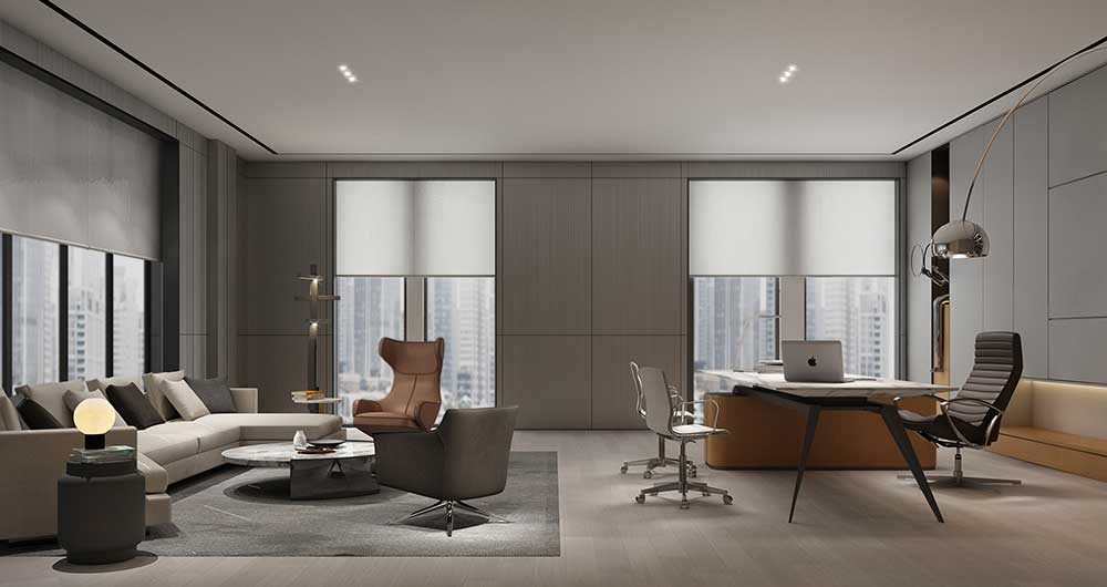 475平米开封企业办公室设计效果图