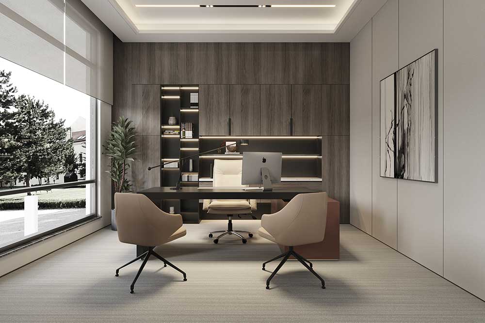 475平米开封企业办公室设计效果图