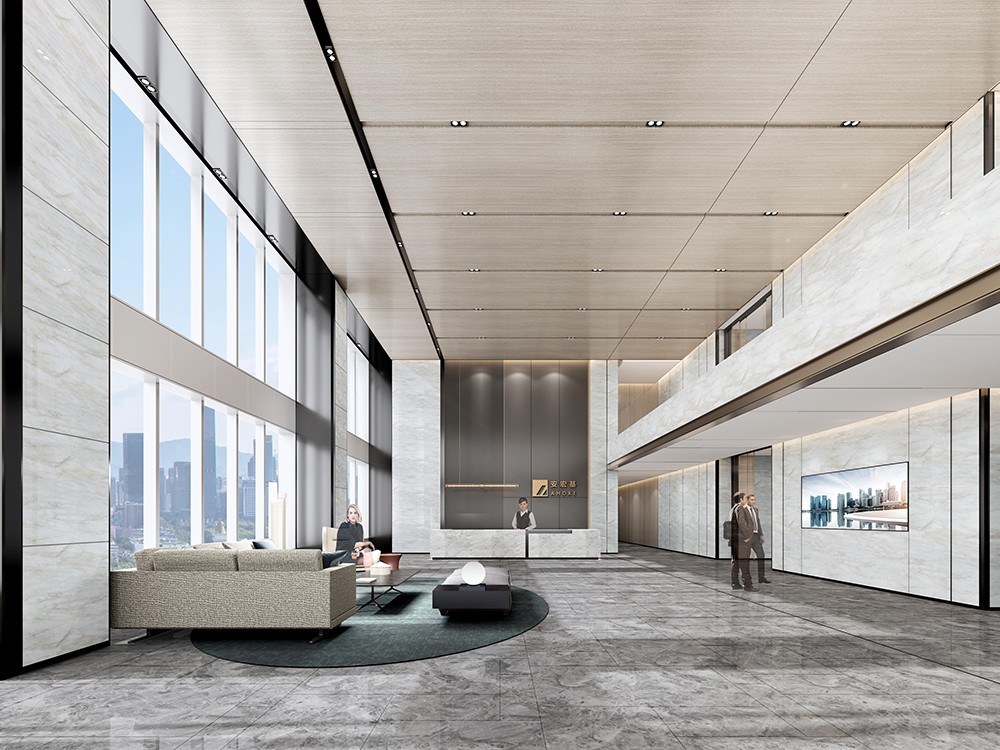 2000平米开封办公楼装修设计效果图