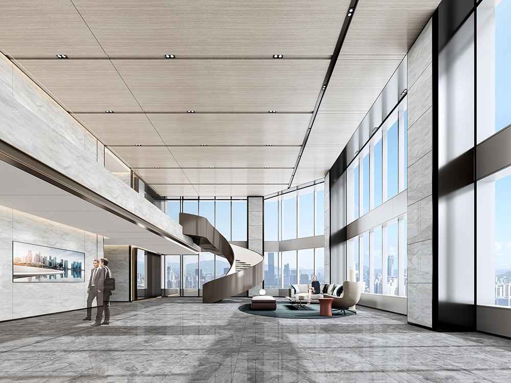 2000平米开封办公楼装修设计效果图