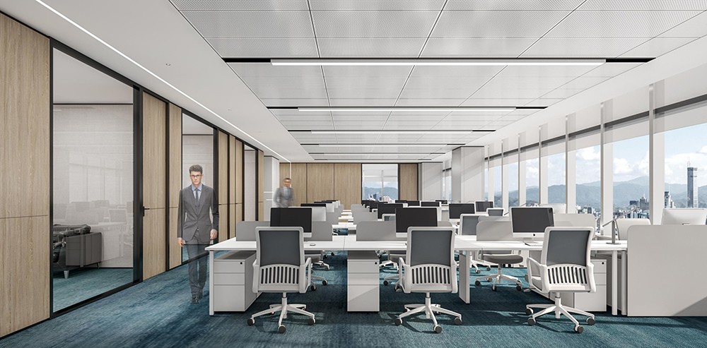 2000平米开封办公楼装修设计效果图