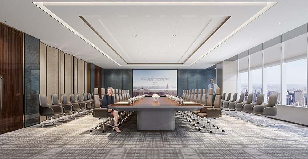 2000平米开封办公楼装修设计效果图