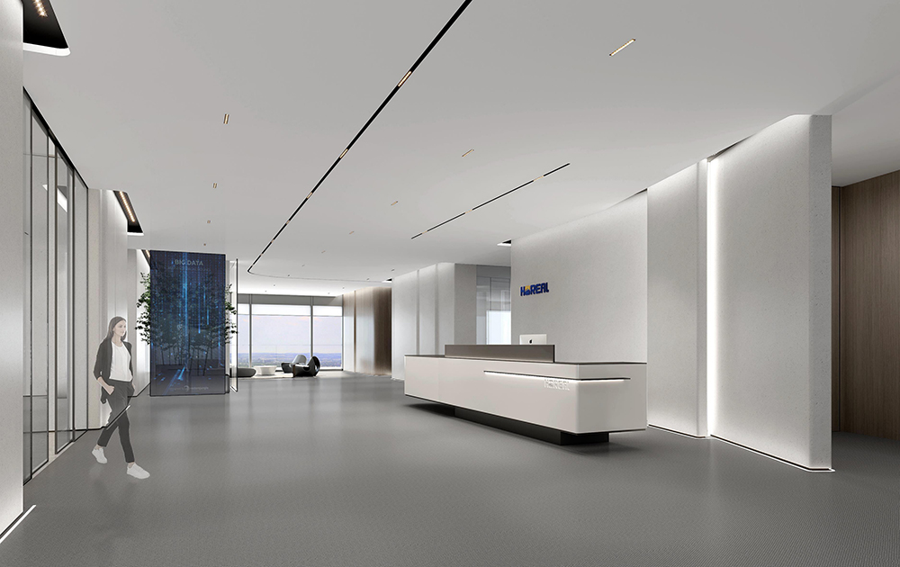 1800平米开封企业办公楼设计效果图