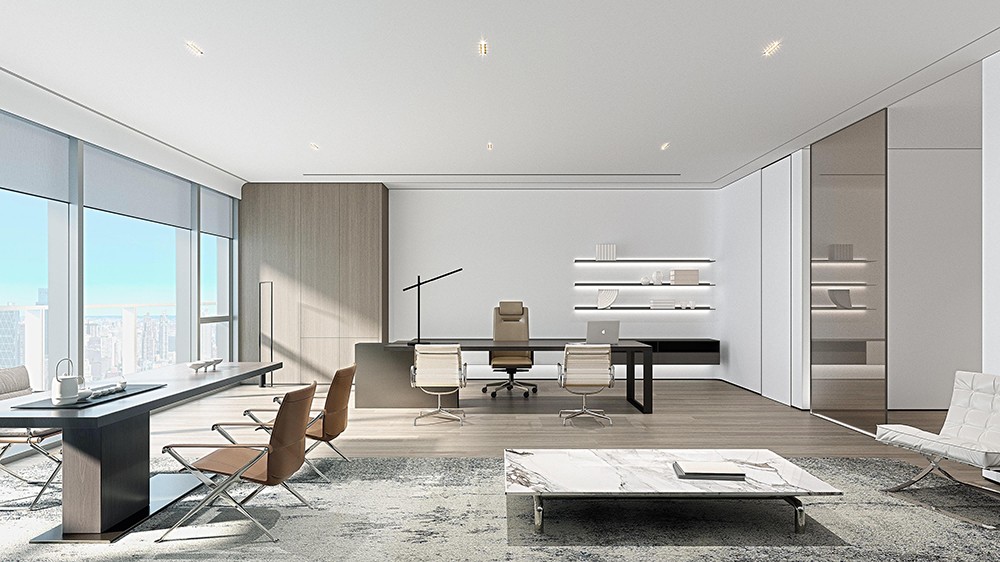 1800平米开封企业办公楼设计效果图