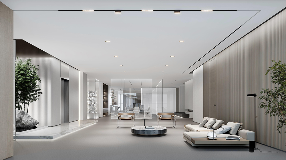 1800平米开封企业办公楼设计效果图