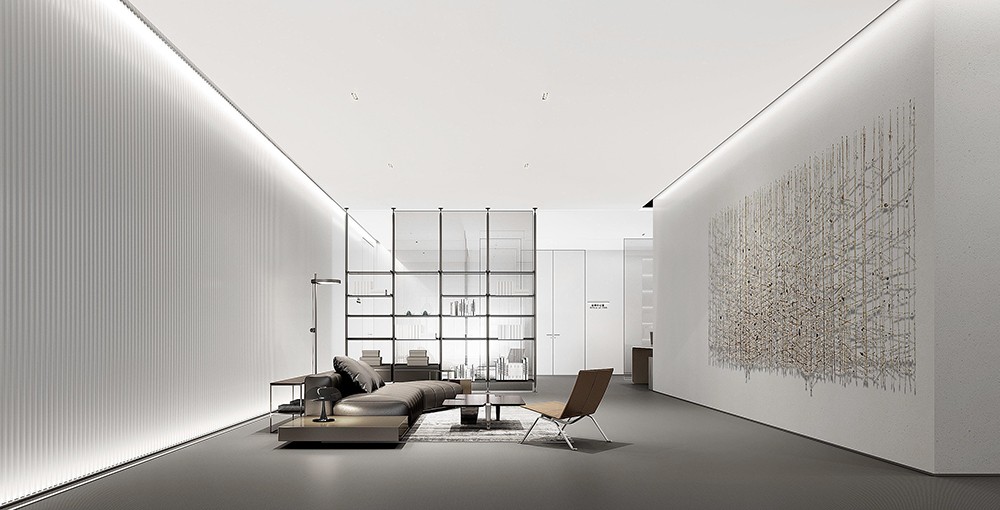 1800平米开封企业办公楼设计效果图