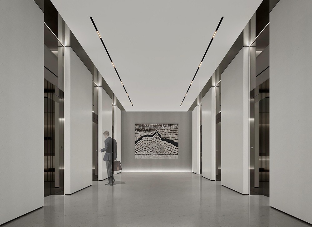 1800平米开封企业办公楼设计效果图