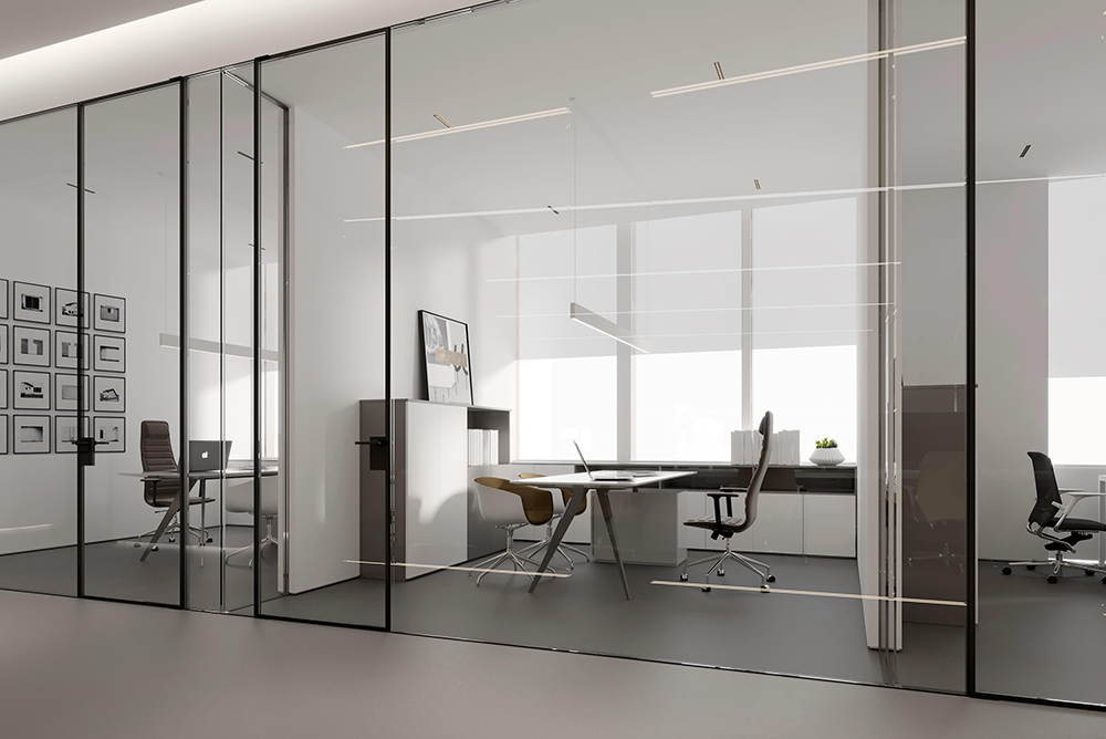 1800平米开封企业办公楼设计效果图