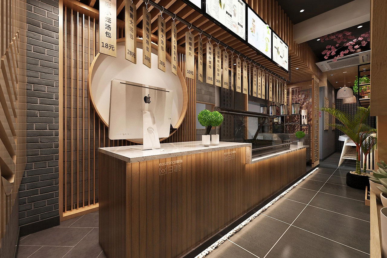 320平米开封中餐馆装修设计效果图