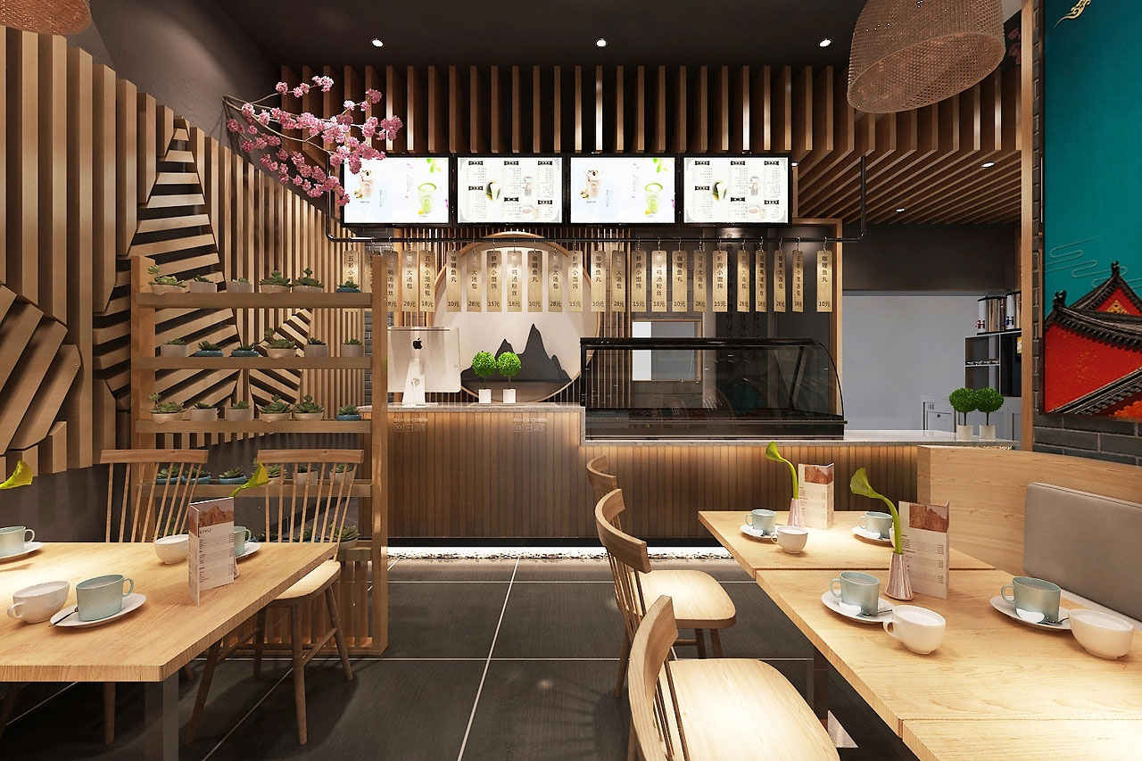 320平米开封中餐馆装修设计效果图