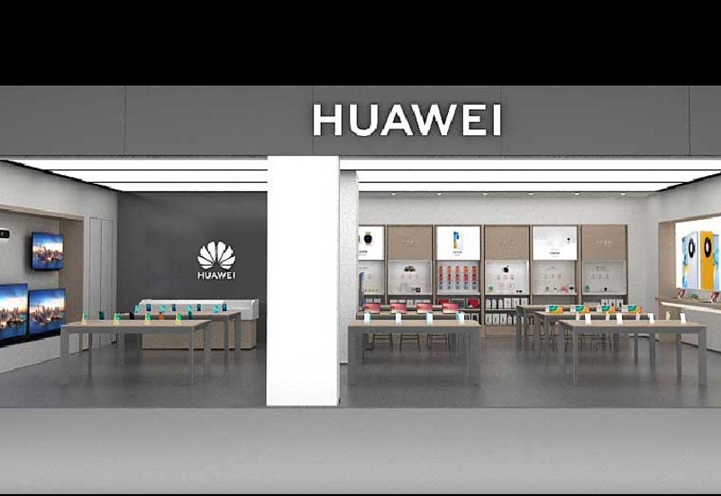 150平米开封华为手机店装修设计效果图