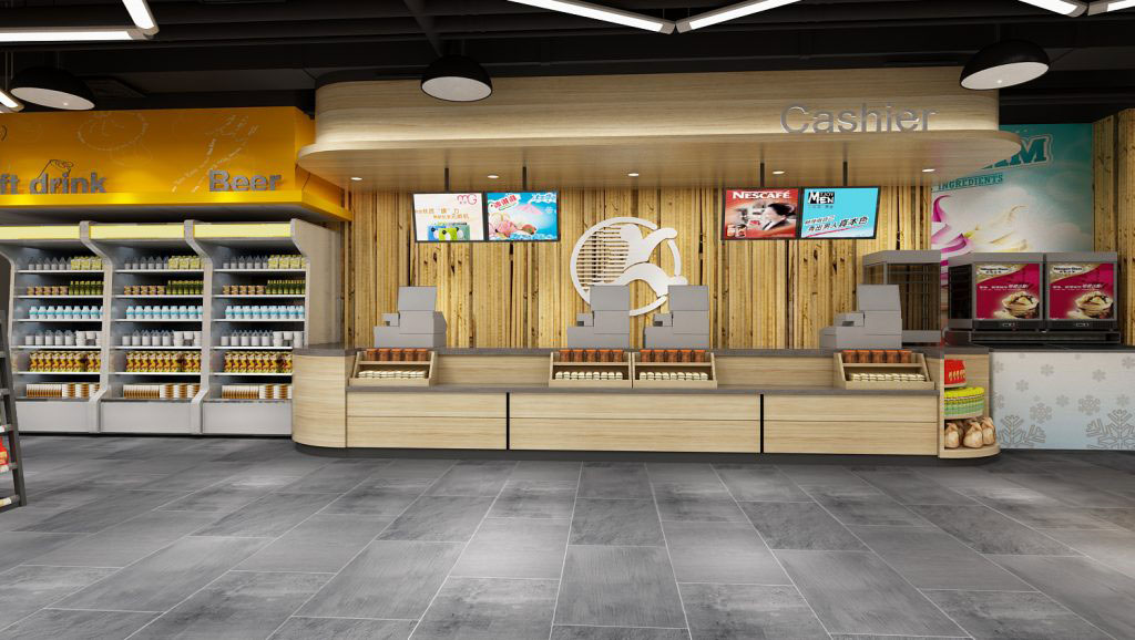 110平米开封便利店装修设计效果图