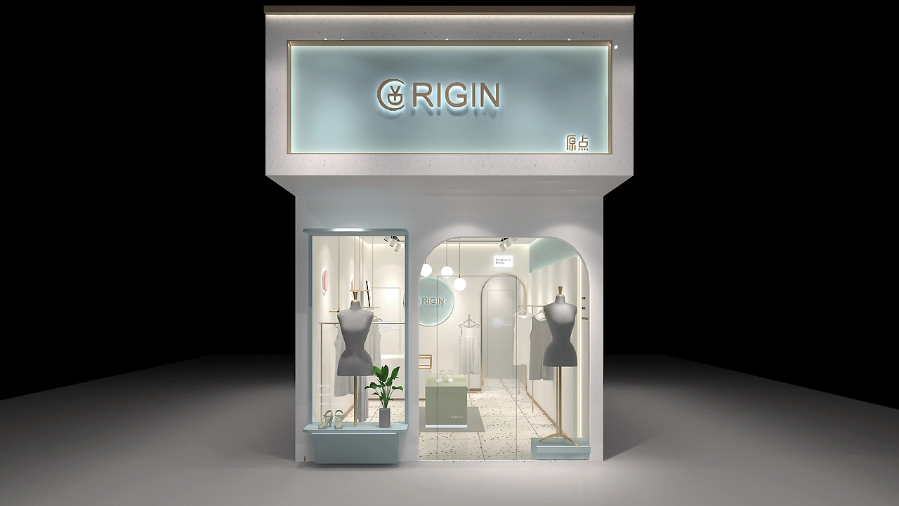 42平米开封女装专卖店装修设计效果图