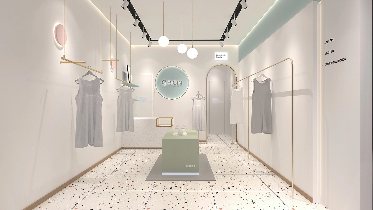 42平米开封女装专卖店装修设计效果图
