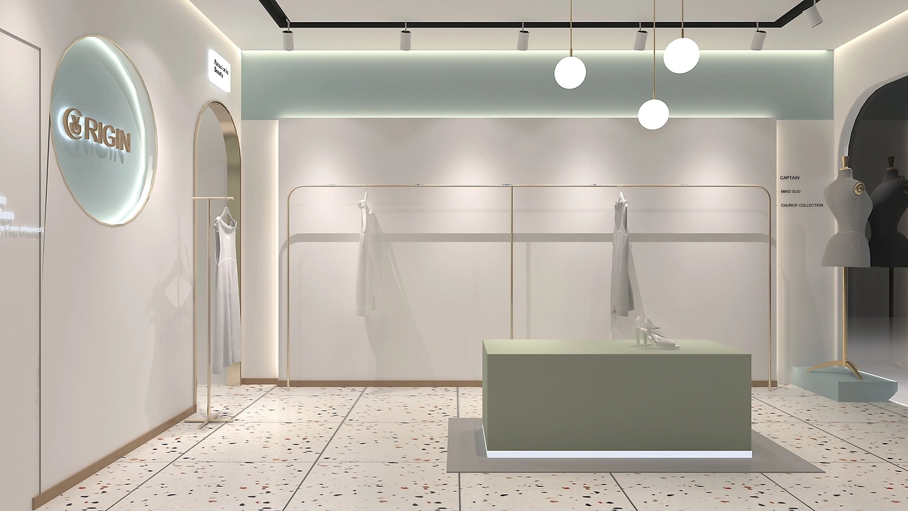 42平米开封女装专卖店装修设计效果图