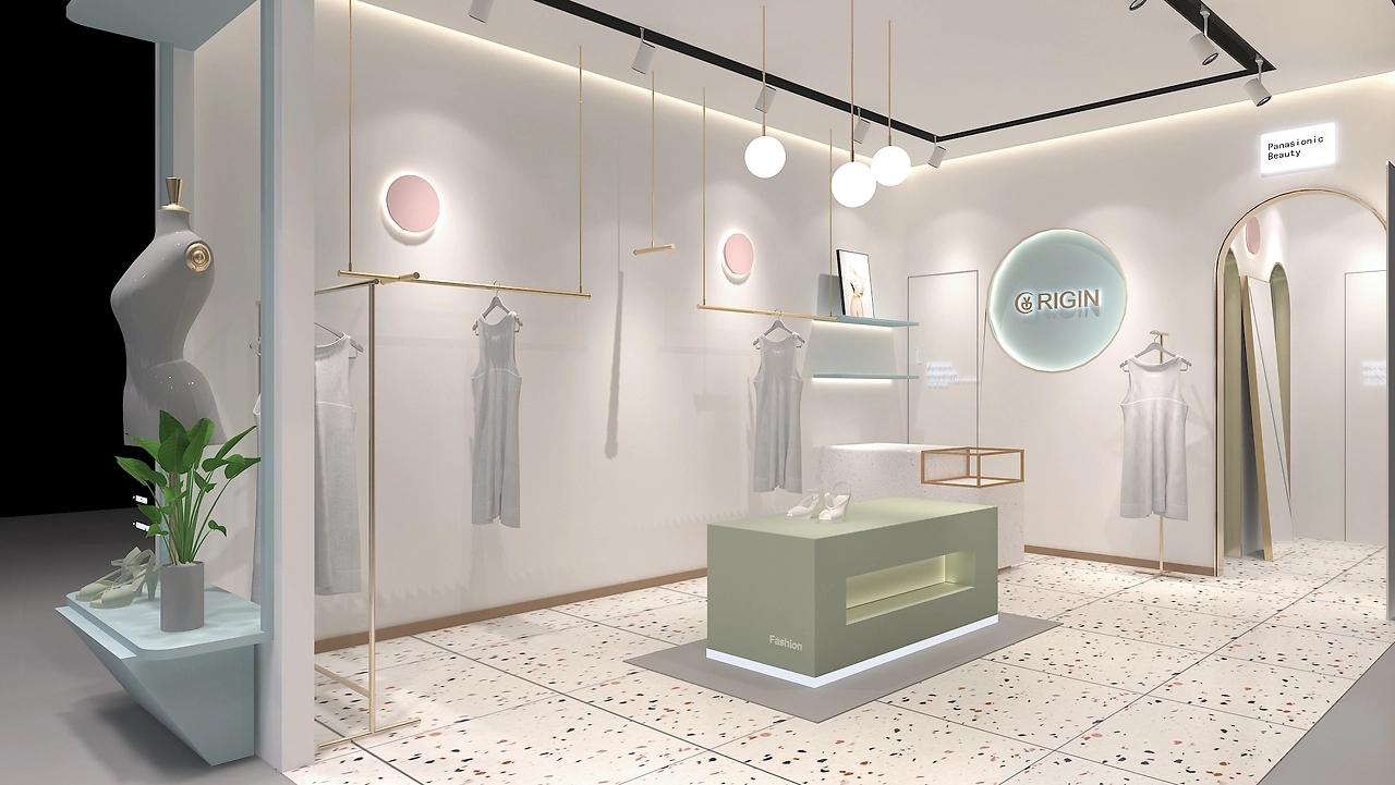 42平米开封女装专卖店装修设计效果图