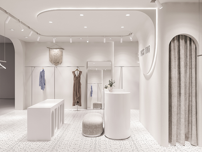 190平米开封商场服装店装修设计效果图