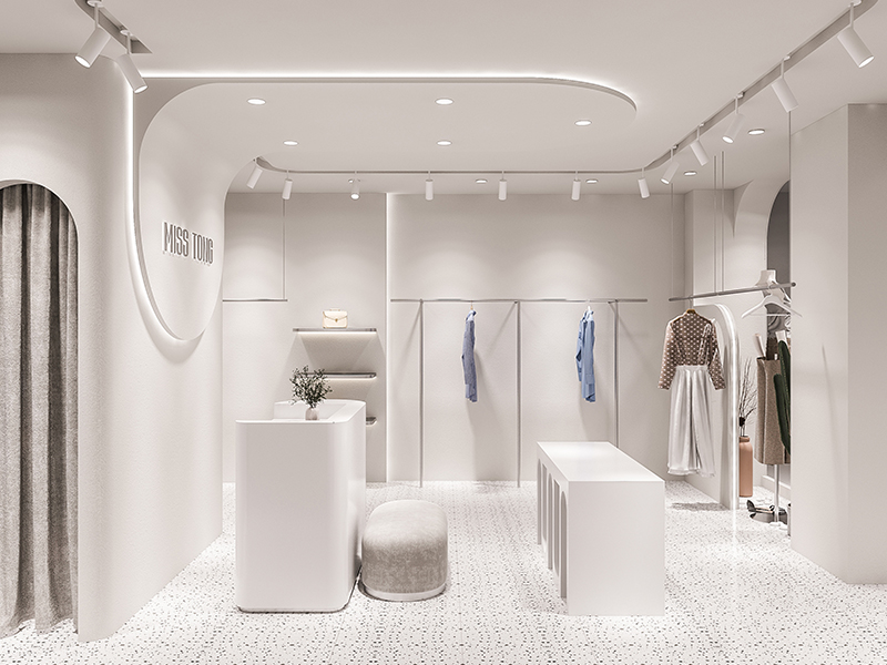 190平米开封商场服装店装修设计效果图