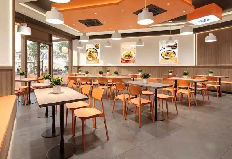 开封餐饮店面装修形象升级中的色彩心理学对食欲的刺激