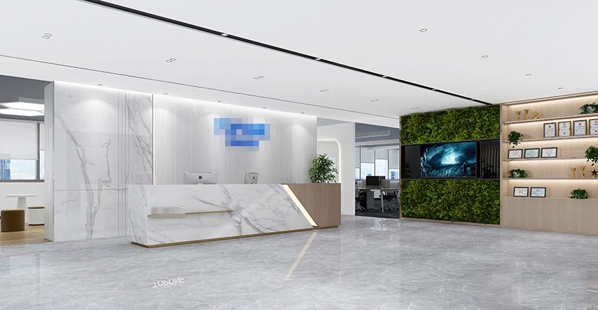 300平米开封企业办公室设计效果图